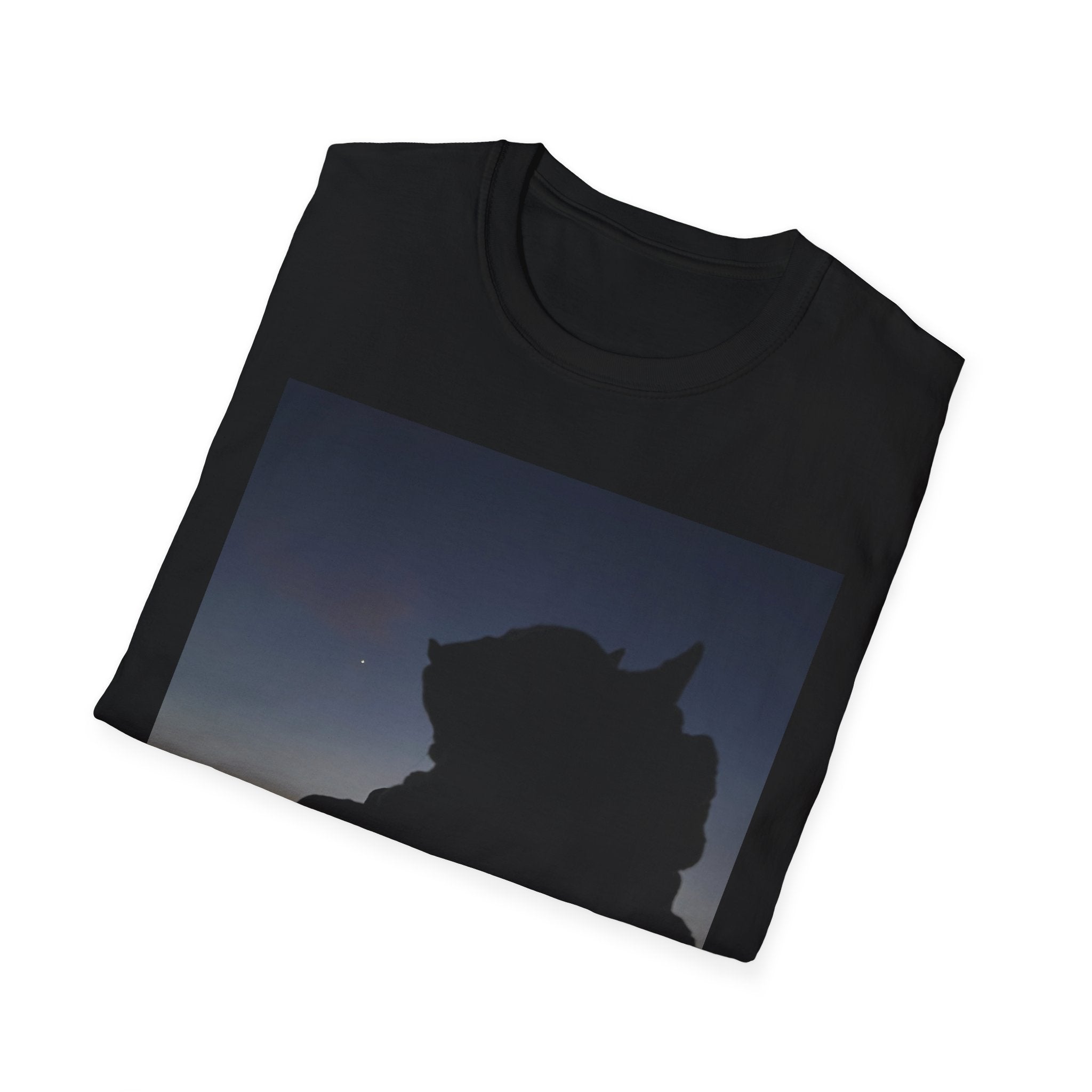 Beth Sunset Silhouette Unisex Softstyle T-Shirt